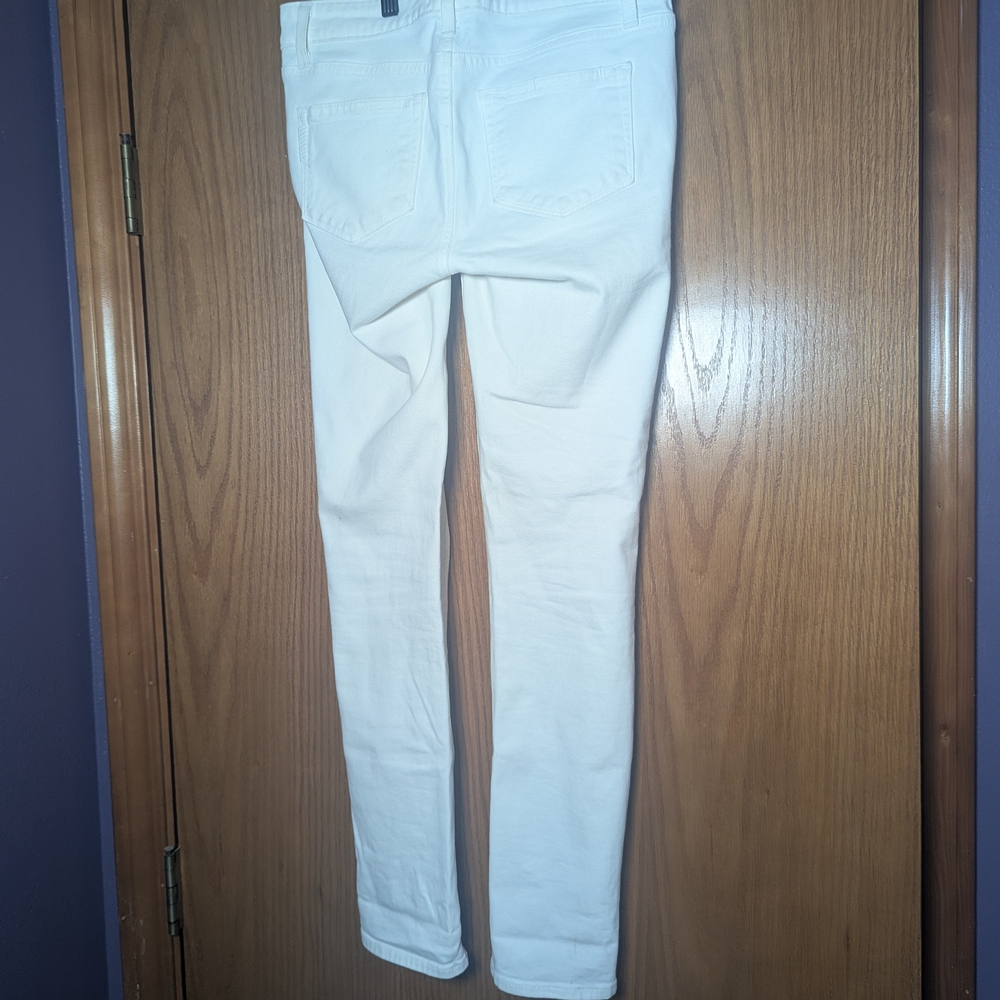 PAIGE Skyline Ankle Peg White Jeans | Size 27 - Picture 2 of 6
